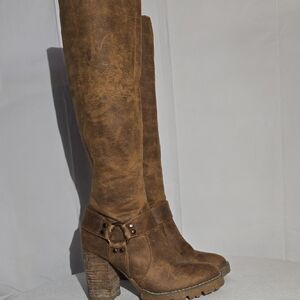 Carlos Santana Brown Heeled Boots